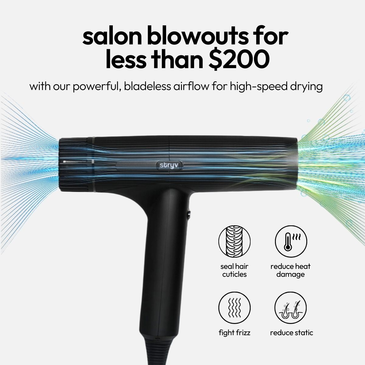 1 Hairdryer + 3 hair pods sample