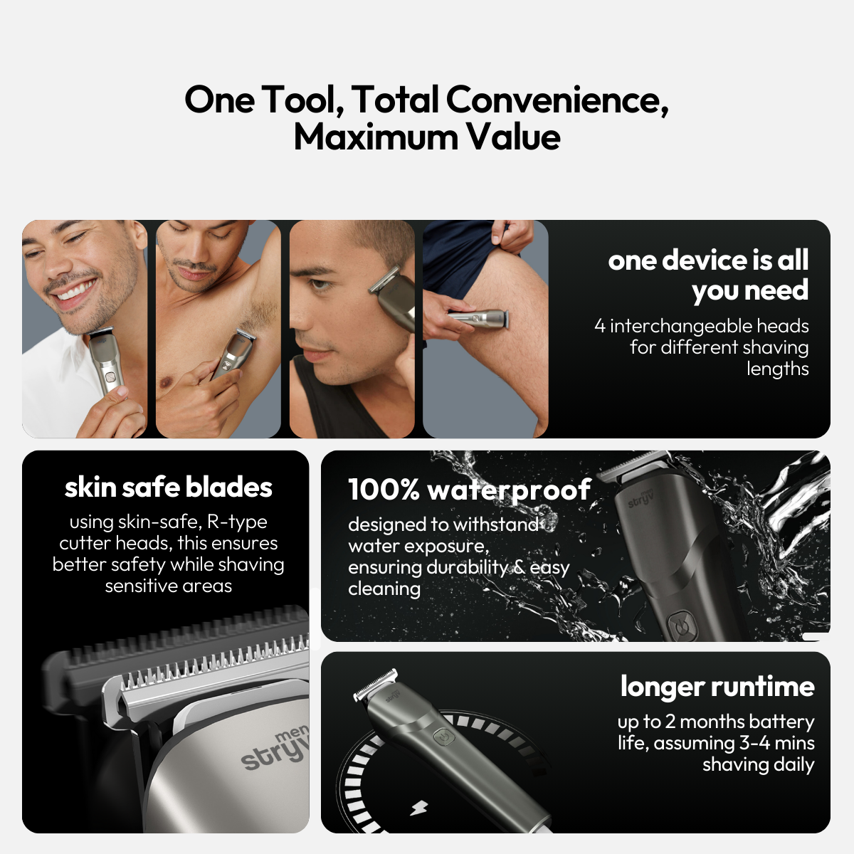 PowerShave + FREE MultiShave & MiniShave