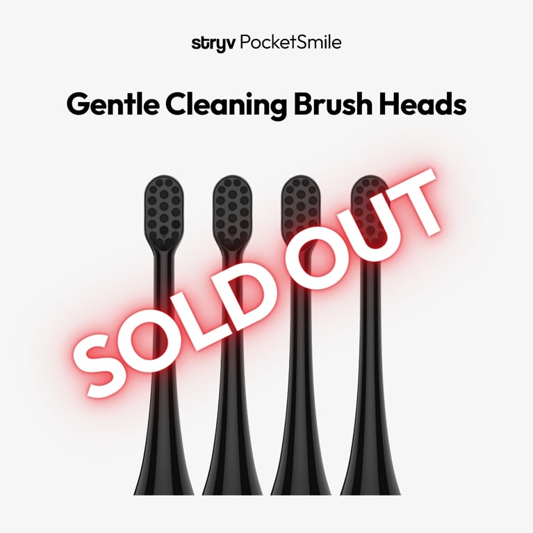 PocketSmile Replacement Brush Heads - Gentle Cleaning