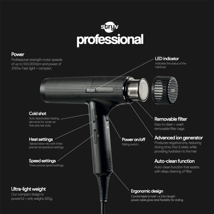 Stryv Professional Hair Dryer  - Nextblock Special