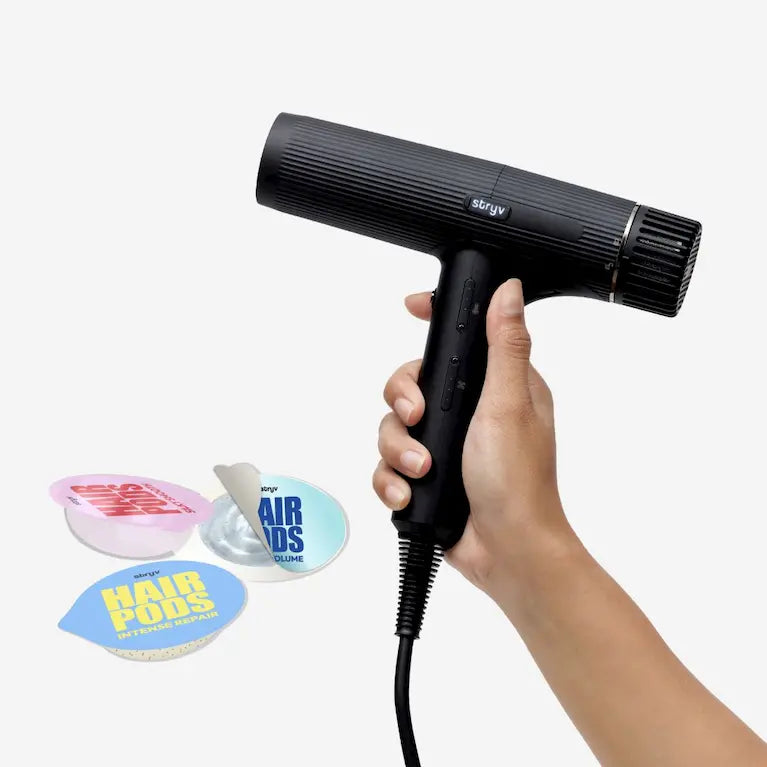 1 Hairdryer + 3 hair pods sample