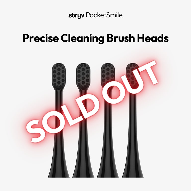 PocketSmile Replacement Brush Heads - Precise Cleaning