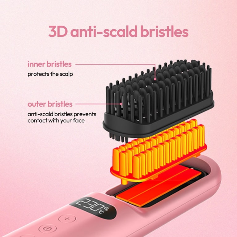 stryv MiniStyler [pink] + 1 FREE Box of Intense Repair Hairpods