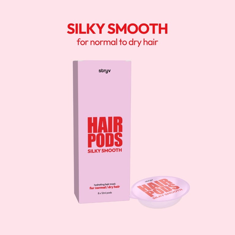 silky smooth hair pods - $9.90 promo