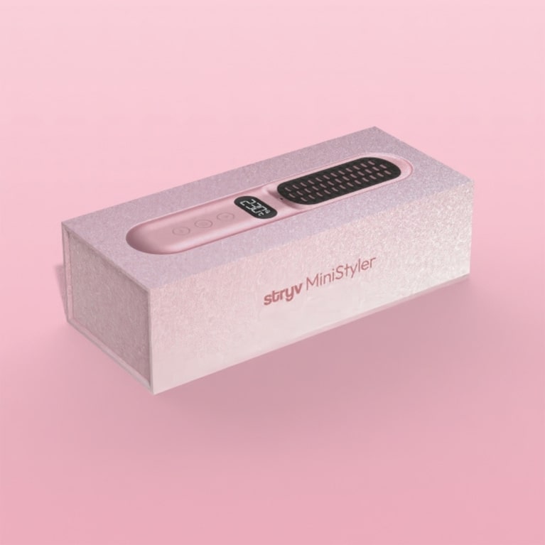 stryv MiniStyler [pink] + 1 FREE Box of Intense Repair Hairpods