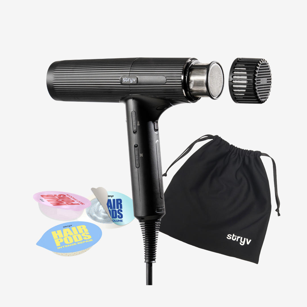 Style n' Care: Stryv Professional Hair Dryer  + 3 FREE Hairpods + 1 Travel Bag