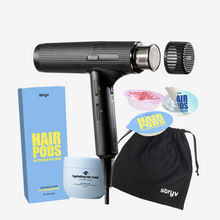 Load image into Gallery viewer, 1 Hairdryer + 1 Mask + 1 Box of Pod + 3 FREE Hair Pods + 1 Travel Bag
